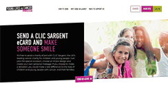 Desktop Screenshot of ecard.clicsargent.org.uk