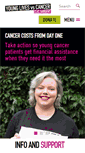 Mobile Screenshot of clicsargent.org.uk